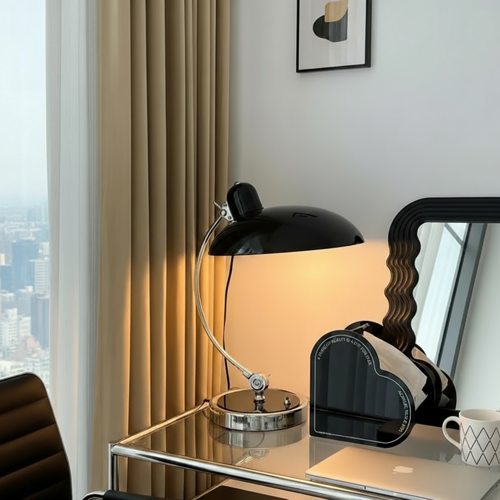 ScandiArc Bogen-Tischlampe